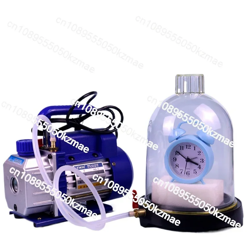 Suitable for vacuum cover experiment evacuation plate vacuum ling alarm clock j02016 vacuum pump low pressure boiling sound
