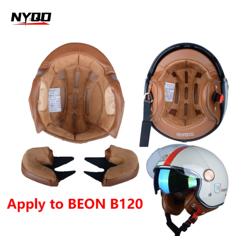 

Beon B120 Motorcycle Electric Vehicle Helmet Accessories Crown and Ear Protectors