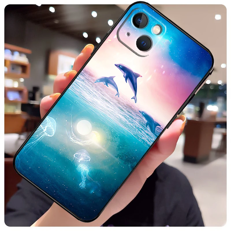 حافظة لهاتف آيفون 15 برو ماكس 14 13 12 11 16 17 برو ماكس ميني 15 16 بلس 16e 17 غطاء هاتف هوائي