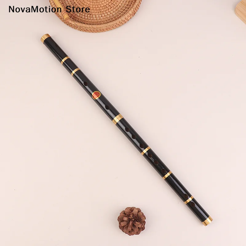 [NM]6 Holes Bamboo Flute F Key Folk Sound Durable Lightweight Handmade Bamboo Transverse Flute Musical Instrument For Beginners