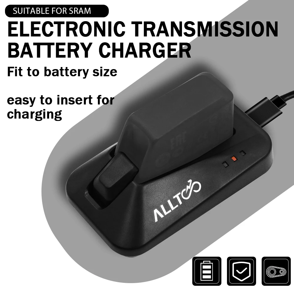 ALLTOO Bike New Sram Etap Battery Charger For SRAM RED Etap | Etap AXS | Eagle AXS Bicycle Shift Charger Suitable for Apple USB