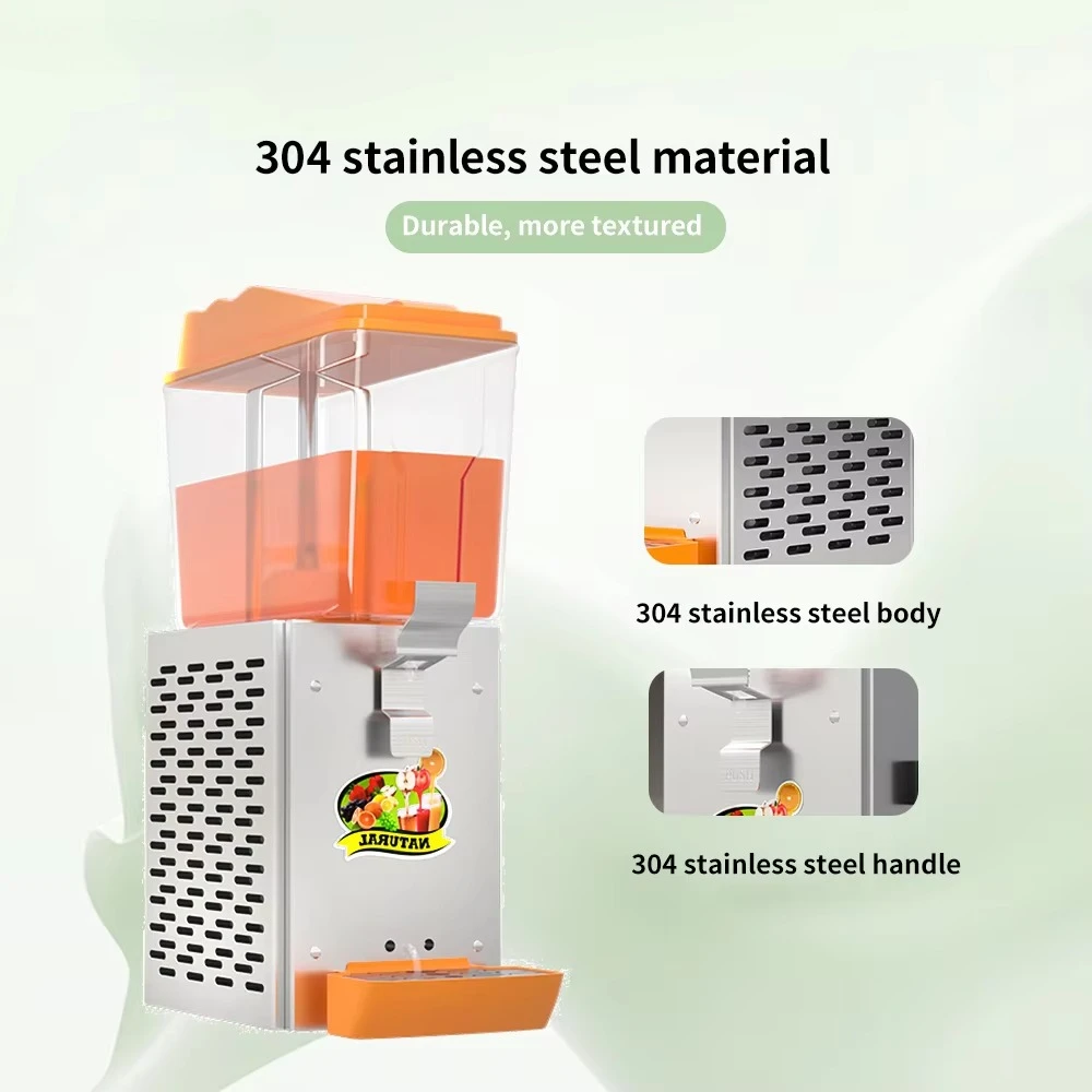 Transparent Tanks Hot Cold Drink Dispenser Commercial Electric Beverage Dispenser