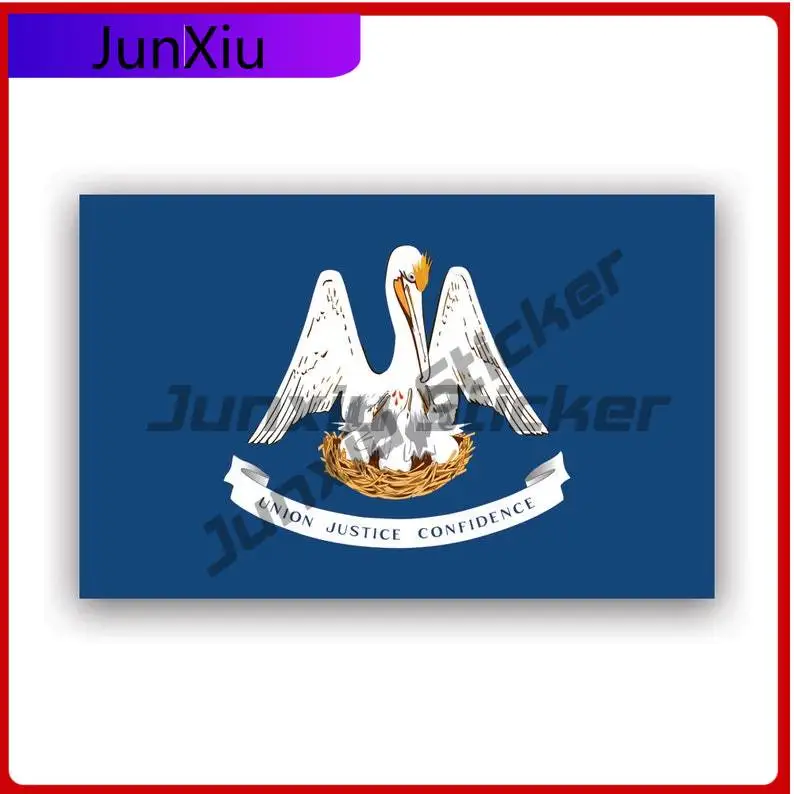 

Louisiana Flag Sticker Uv Protected State Louisianan La Car Sticker Vinyl Decal Waterproof Durable For Car Window Laptop Bumper