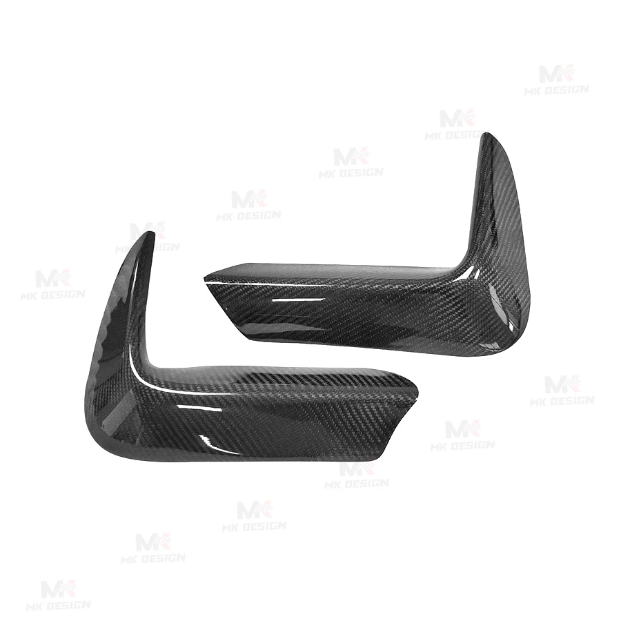 ألياف الكربون المصد الخلفي الكسوة الجانب الفاصل ركن حامي لسيارات BMW F80 M3 F82 F83 M4 2014-2019 المصد الخلفي الخائن قطع غيار السيارات