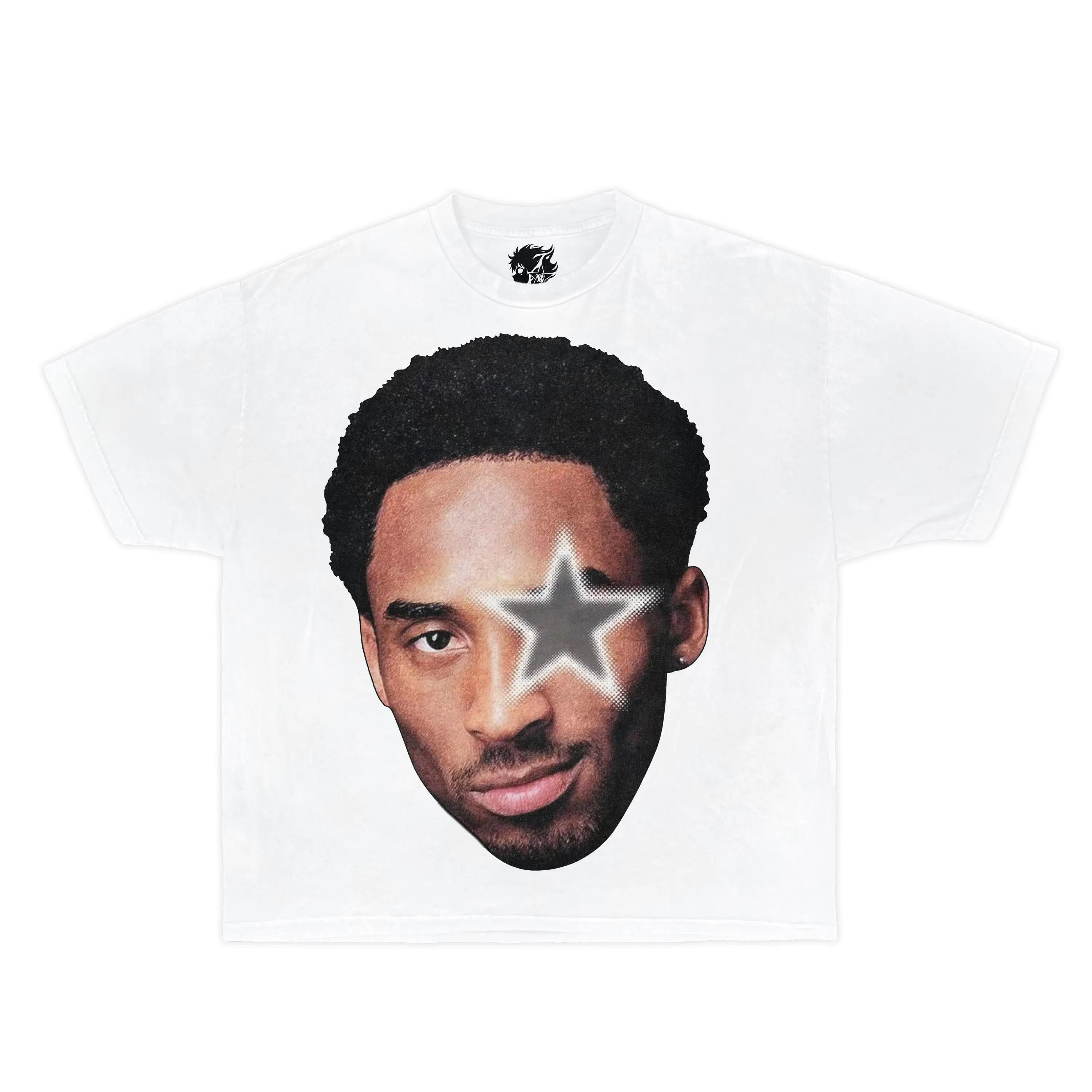 Kobe Star Boxy Cotton Shirt, Oversized, Graphic, T-shirt, Streetwear, Y2k, Funny, Christmas Gift Shirt, T Shirt, Basketball