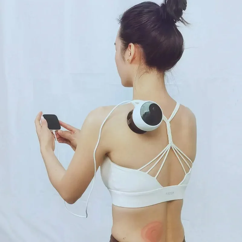 Beauty LCD Display Negative Pressure Can Guasha Massager Intelligent Cupping Scraping Massage Device