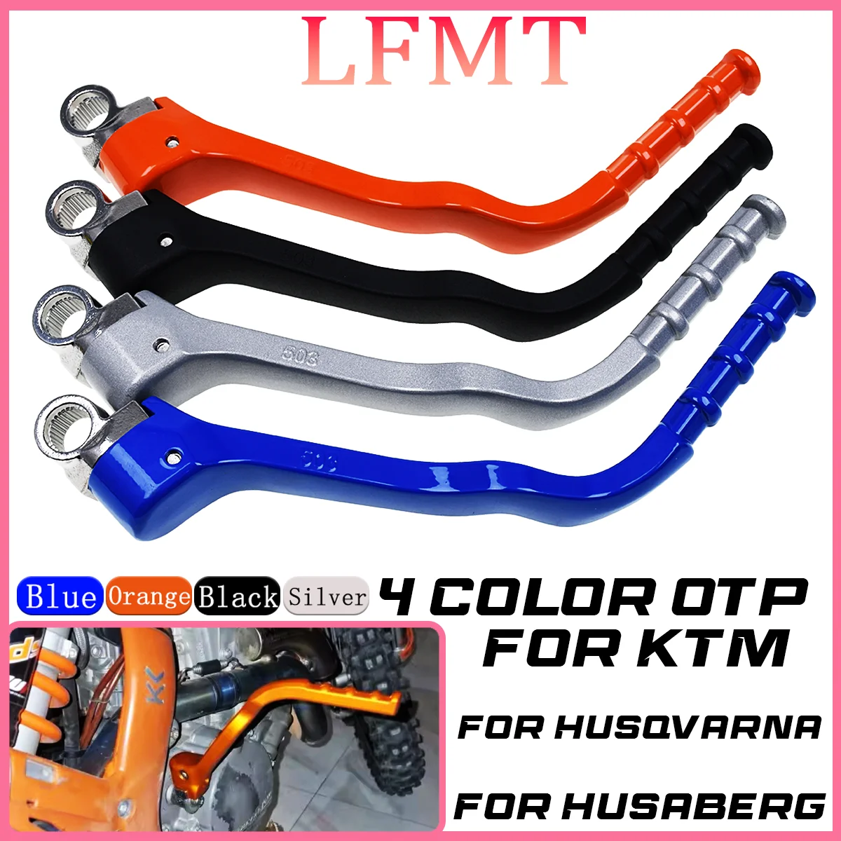 

Motocross 7075 Aluminum Forged Kick Starter Start Lever For KTM SX125 SX150 XC150 XCW200 2012 2013 2014 2015 2016 Dirt Pit Bike