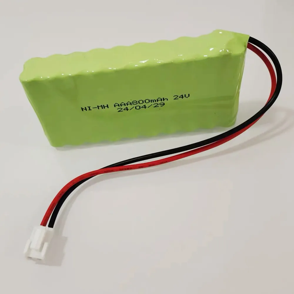 New 24V AAA 800Mah NI-MH Rechargeable Battery Pack Size 100mm*20mm*44mm XH2.54 Connector or VH3.96 Connector 10440