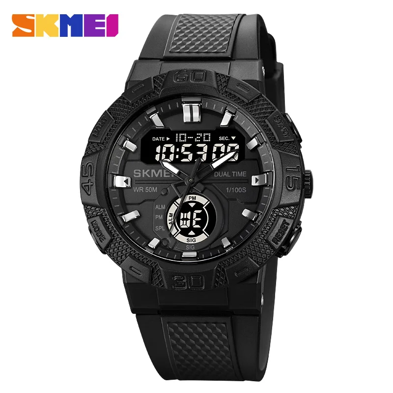 

SKMEI 1881 Brand Factory Fashion Multi-functional Student Sports Electronic Watch Dual Display Men's Wristwatch Reloj Hombre