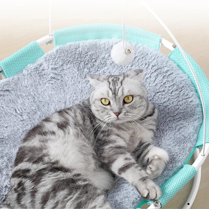 Cat's Nest Bed Cool In Summer Hammock Hanging Basket Off The Ground Princess Pet's Cat Supplies