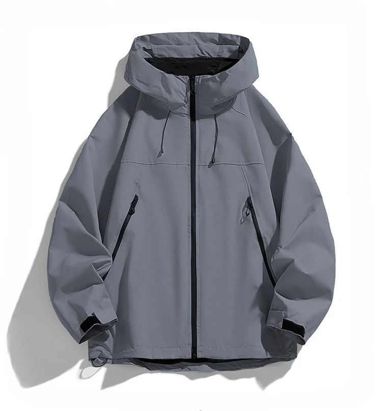 

Men Jackets Hooded Sports Outdoor Jacket Man Waterproof Breathable Couple Sportswear Unisex Hiking Coats Outwear Men's Clothing