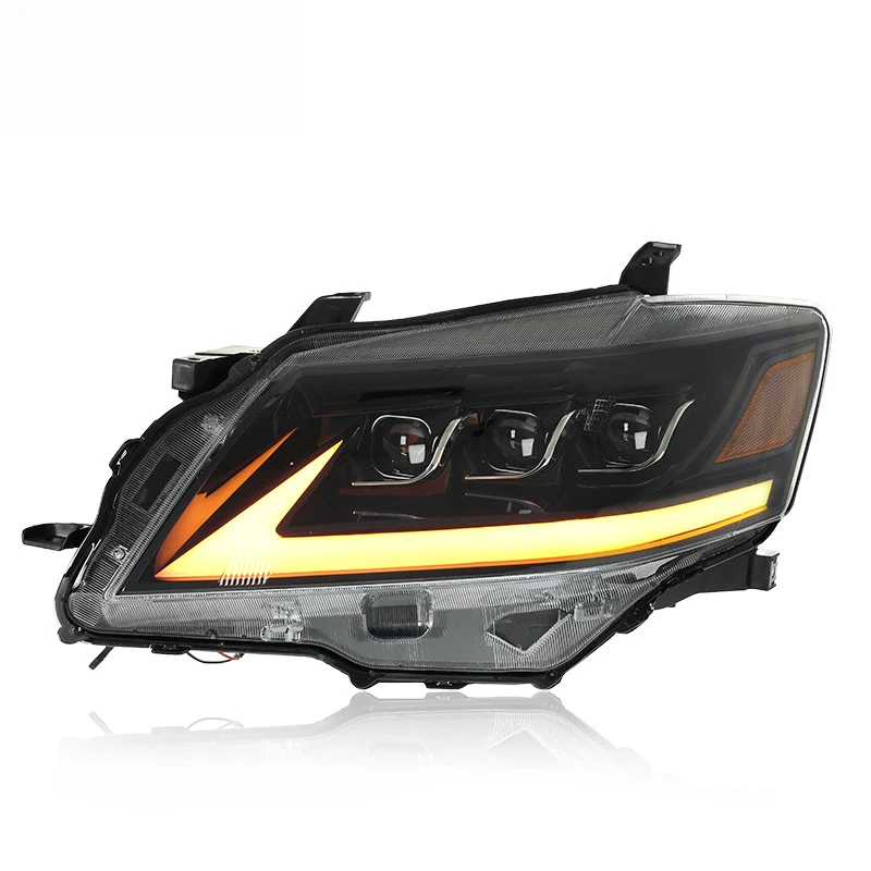 Suitable For 09-11 Toyota Sixth-Generation Camry Headlight Assembly Modification With Three-Eye LED Lens Daytime Running Li