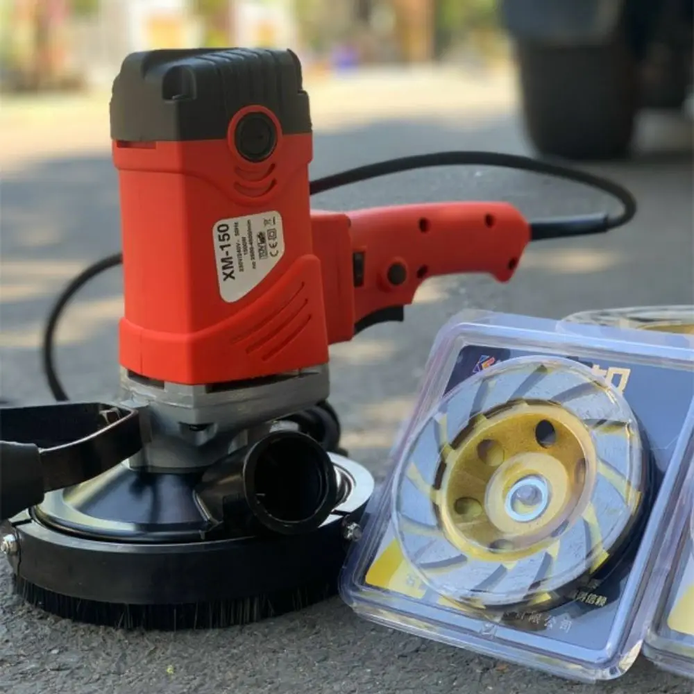 SF150 Electric Industrial Grade Portable 150mm Concrete Floor Edge Grinder Handheld Polishing Machine for Small Area Corner