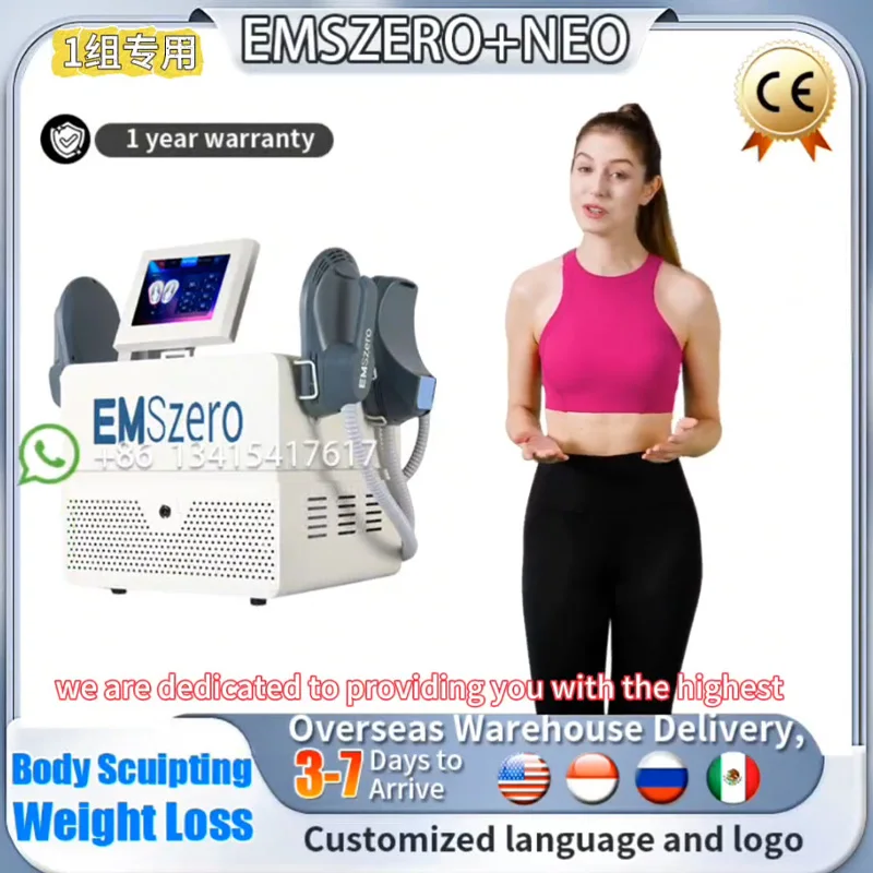 

EMSzero Sculpt Machine DLS-EMSlim Portable HI-EMT Electromagnetic Fat Removal Slimming EMS Muscle Stimulation Body Weight Lose