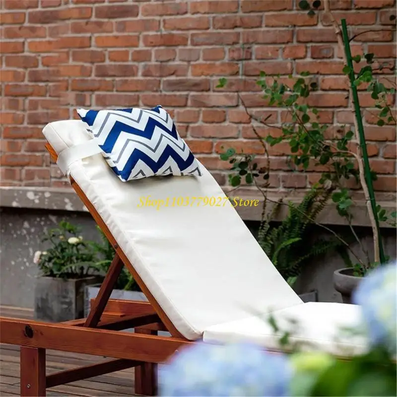 C4DF Pillow for Outdoor Lounges Chair Summer Chair Rocking Chair Liege Deck Chair Head