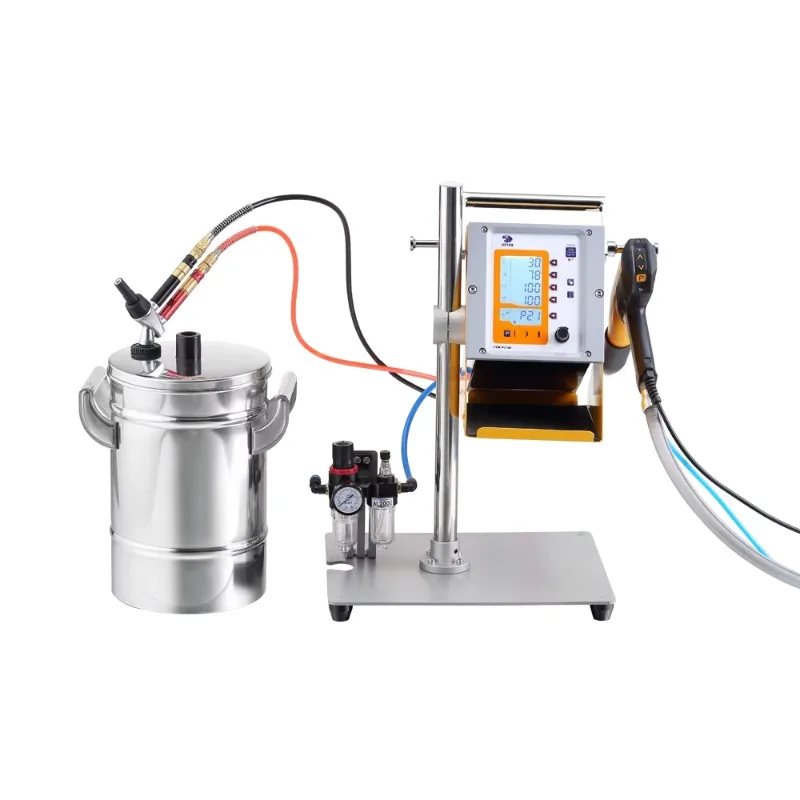 وصل حديثًا نظام طلاء المسحوق يستخدم إنتاج طلاء الرش لمحرك الصلب المعدني لآلات الطلاء المعدني #4