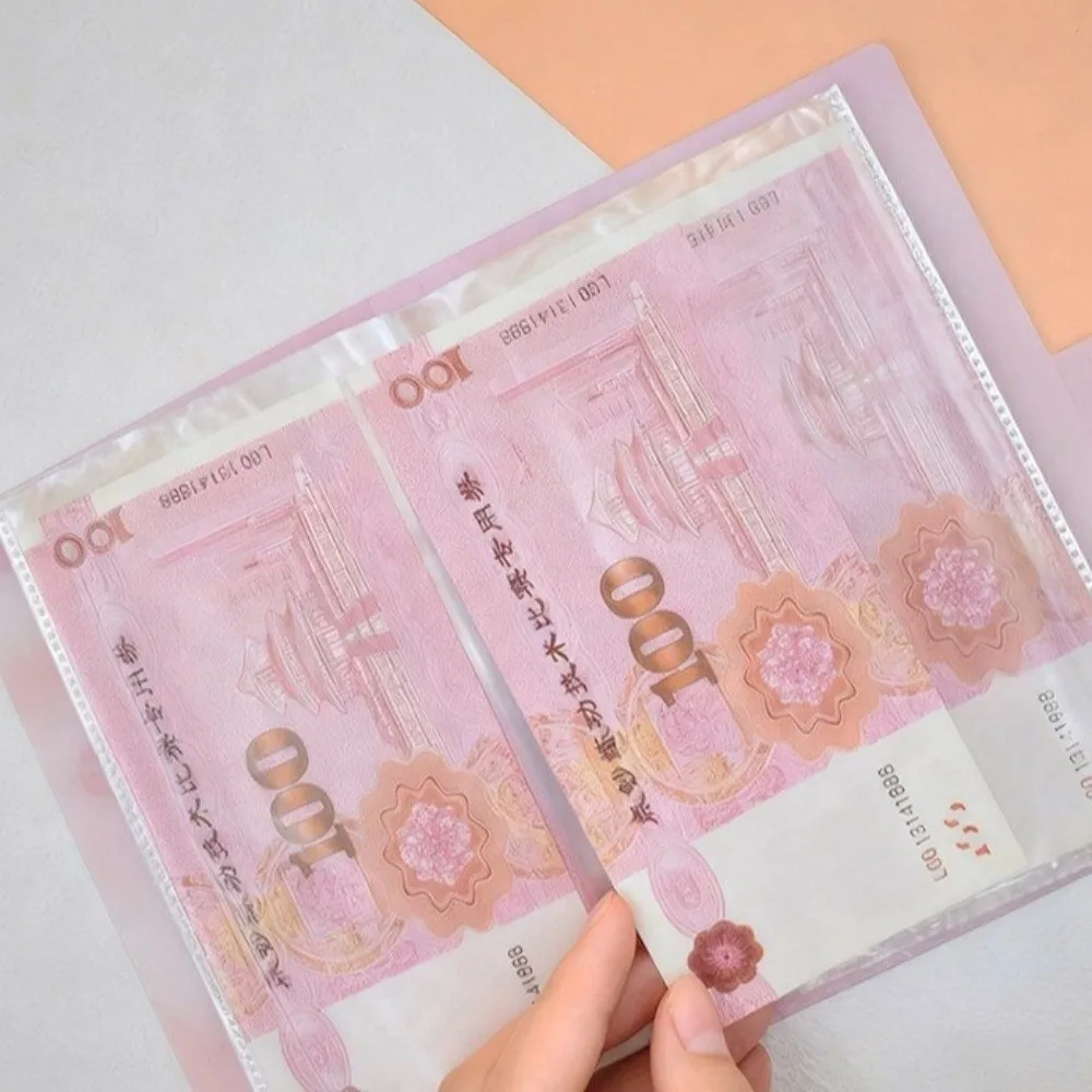 توفير المال 100 مغلف تحدي توفير المال PP مقاوم للماء جمع المال كتاب سعة كبيرة المحمولة التوفير الموثق
