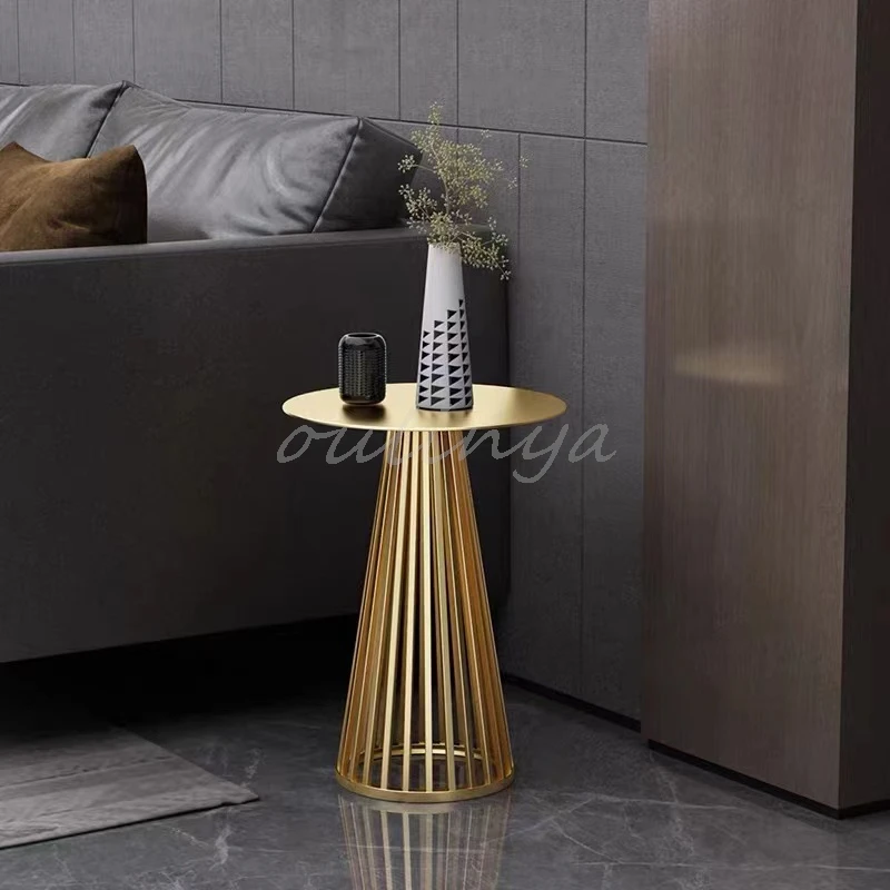 Nordic Luxury Side Table, Minimalist Modern Creative Sofa Side Table, Premium Home Furniture for Living Room