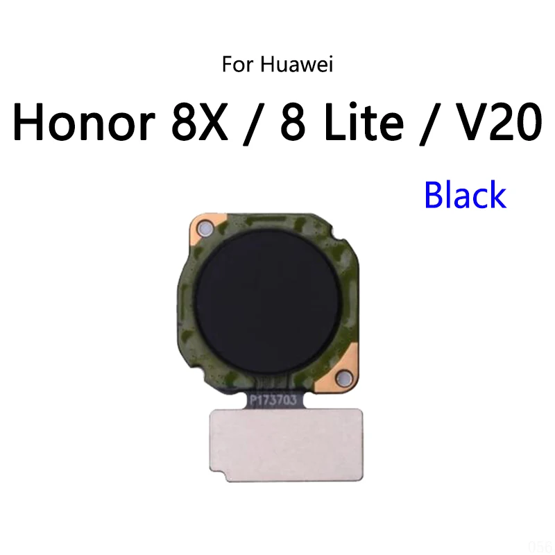 Touch ID Scanner Fingerprint Sensor Home Button Menu Key Return Flex Cable For Huawei Honor 8X JSN-AL00 V20 / 8 Lite