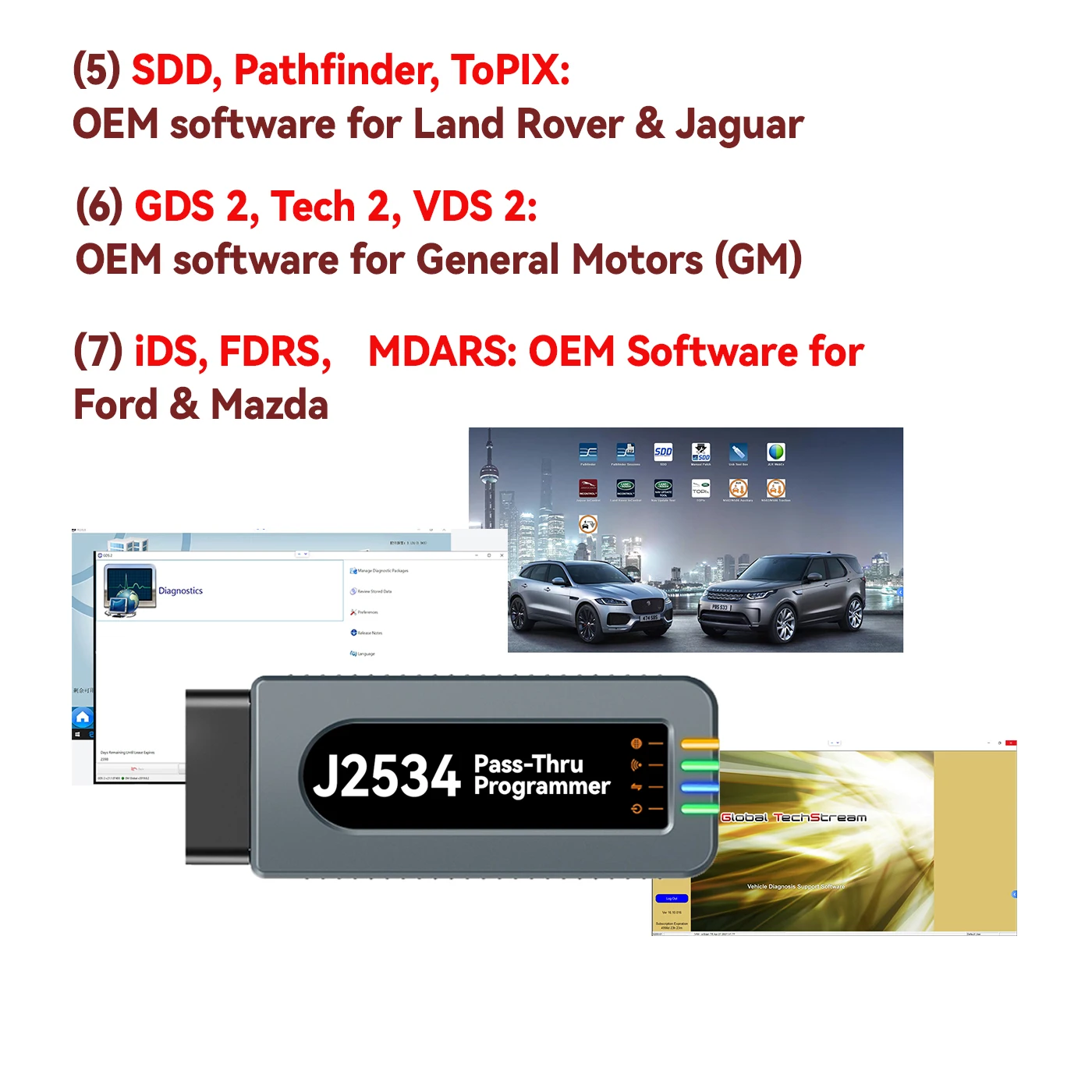 J2534 Programmer for VolksWagen Audi Mercedes-Benz Porsche BMW