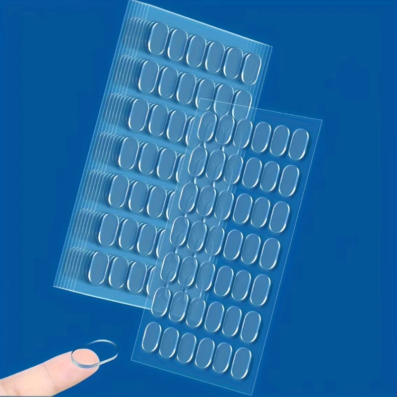 300 عدد واضح للإزالة هلام المعجون شريط مزدوج الوجهين 0.31x0.5 بوصة لعبة عقد زينة الحفلات شريط حرفي