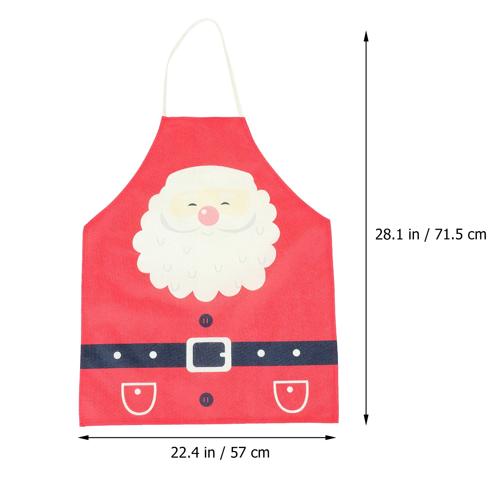 

1Pcs Christmas Santa Claus Apron Creative Xmas Theme Kitchen Cooking Baking Cloth Apron Festive Decorative Xmas Pattern
