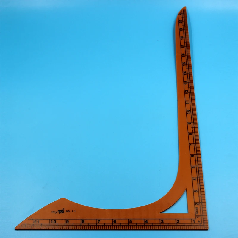 Clothing Cutting Ruler Large L Patchwork Ruler Double Scale L-shaped Square 54/30cm Shape Sewing Ruler Sewing Drawing Ruler