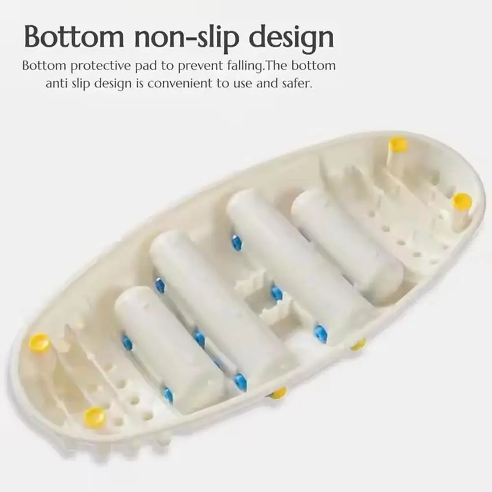 المحمولة لتخفيف آلام القدم الأسطوانة التهاب اللفافة الأخمصية مدلك للأنسجة العميقة تصميم مدمج للاستخدام المنزلي والمكتبي اللفافة الإصدار #4