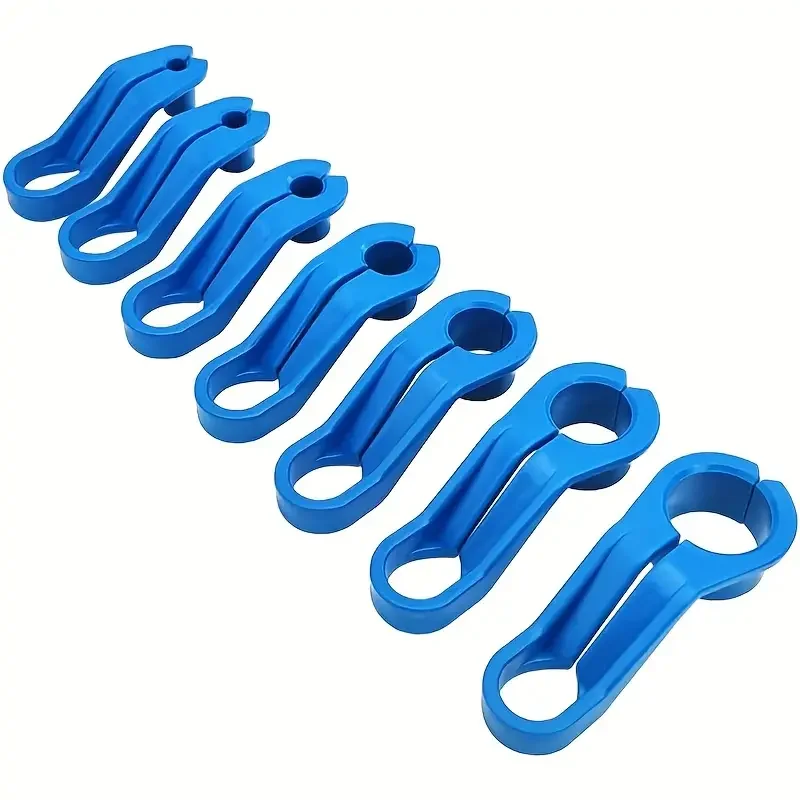 7Pcs Remove Auto Fuel LineTool Fuel Line Angled Disconnect Set Replacement Tool Air-Conditioning Oil Pipe Quick Removal Tools