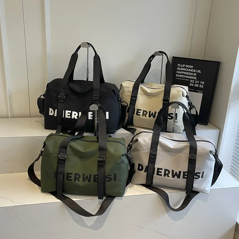 

Large Capacity Travel Duffel Bag Leisure Fitness Crossbody Bag for Airplane Business Travel Storage Weekend Bags