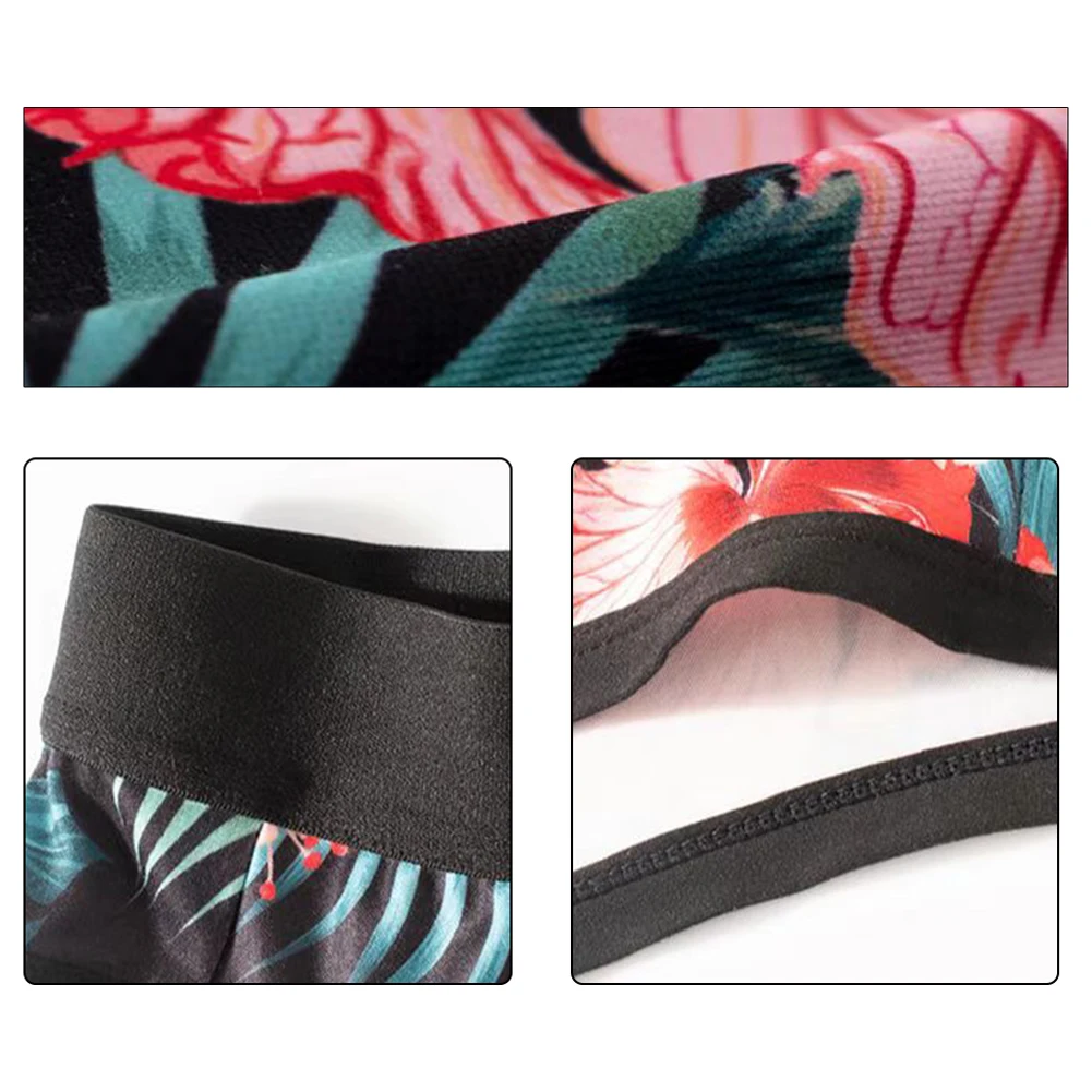 تنفس سراويل الحرير الجليد ملخصات لباس غير رسمي 5 دنة تكوين العلامة التجارية الجديدة حالة L-3XL المتاحة حجم الملابس الداخلية للرجال #3