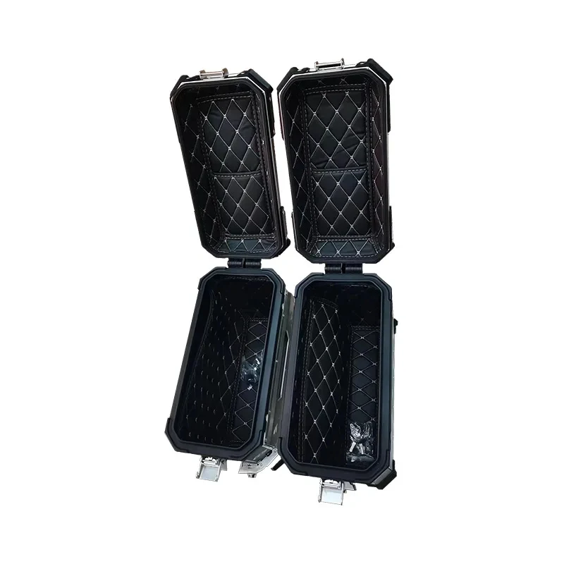 45L 38L Aluminum Motorcycle Panniers Set Heavy Duty Side Cases Top Box Waterproof Luggage for R1250GS R1200GS Adventure