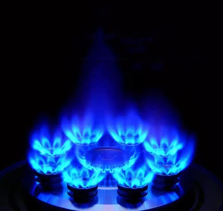 Estufa de Gas integrada de acero inoxidable con 2 quemadores, encendido electrónico inteligente para cocina doméstica