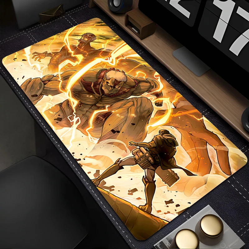 

Mousepad Laptop Mouse Pad Office PC Accessories HD Keyboard Pad Rubber Cup Mat Soft Mouse Mat A-attack on Titan Large Desk Mat