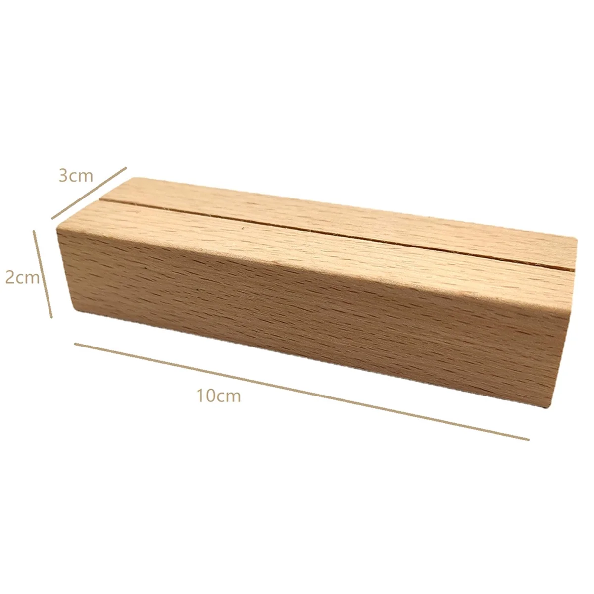 10 PCS Wood Place Card Holders Wood Sign Holders Table Number Holder Stands Picture Holder Name Business Card Holder