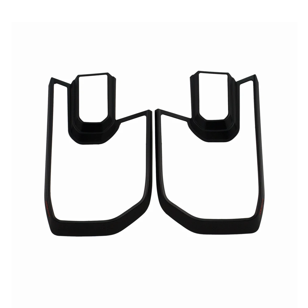 Car Head Lamp Light Cover Fit For Ford Ranger XL XL+ XLS 2022 2023 T9 ABS Matte Black Headlamp Decorative Frame