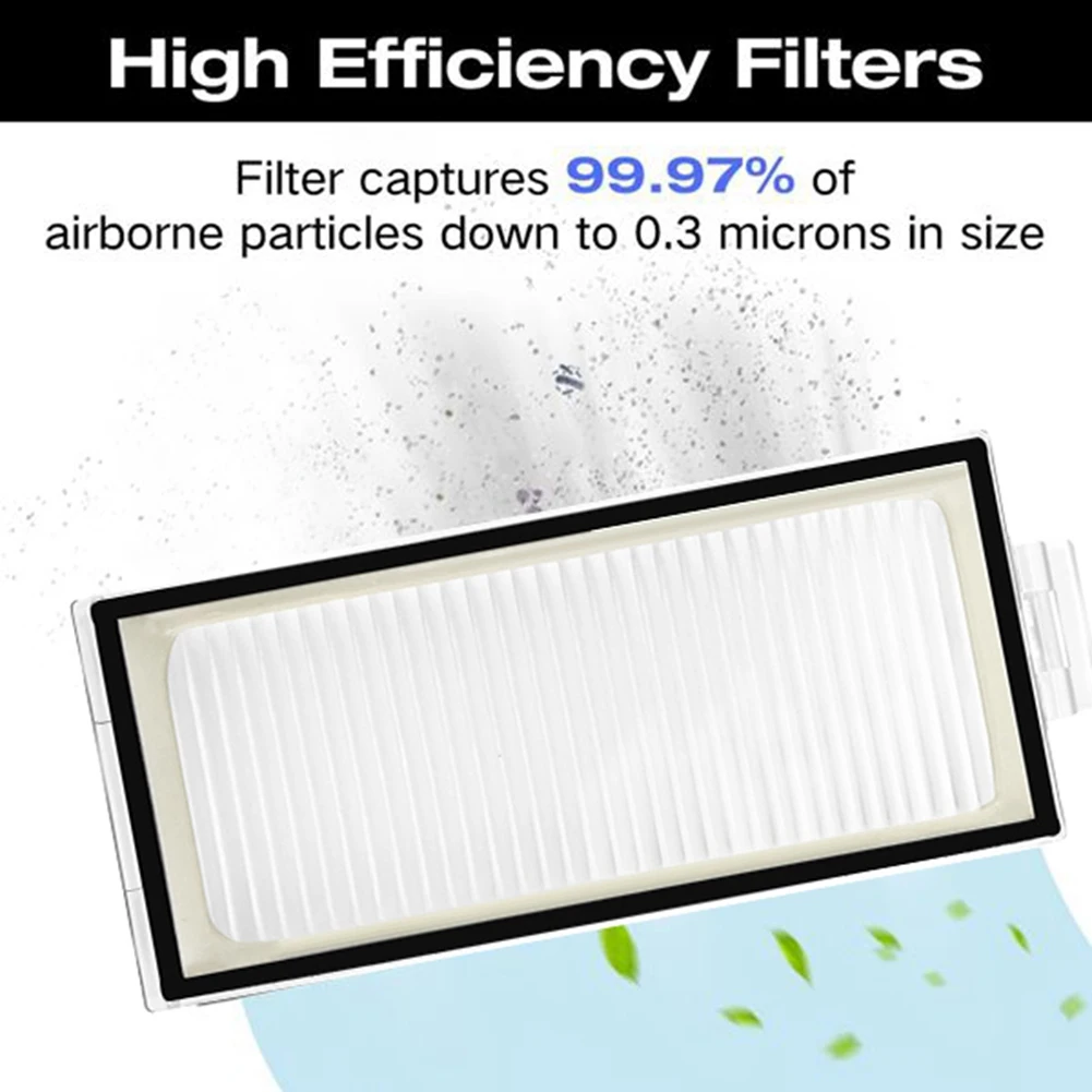 AT28-20PCS Für Roborock Q5 MAX + / Q5 Duoroller + Roboter Staubsauger Zubehör Ersatz Wichtigsten Seite Pinsel filter Staub Tasche