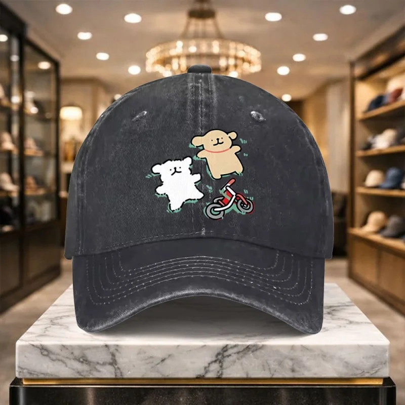 Moonlab Studio Casual Baseball Cap Adjustable Street Style Hat for Outdoor Sports & Daily Wear