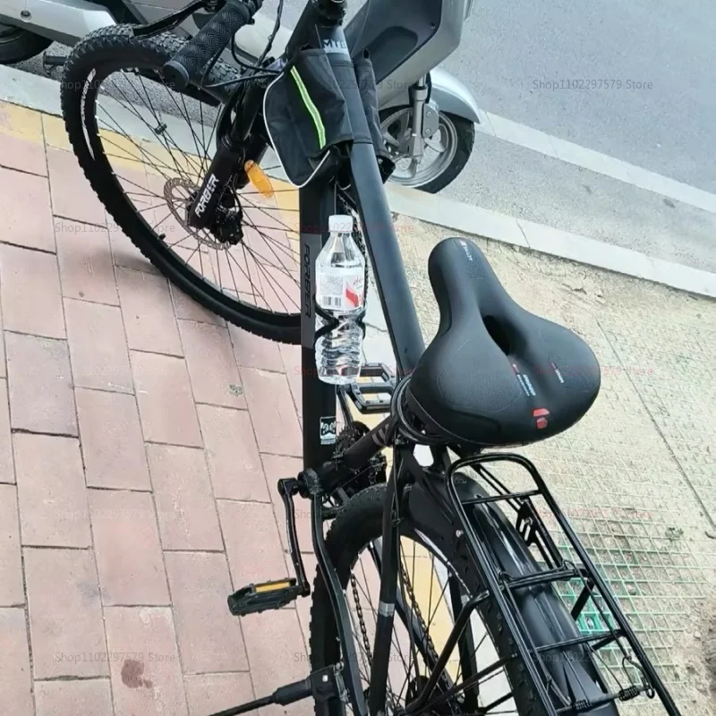 Bicycle seat with shock absorption function, ergonomic and comfortable cushion, suitable for daily cycling and traveling.