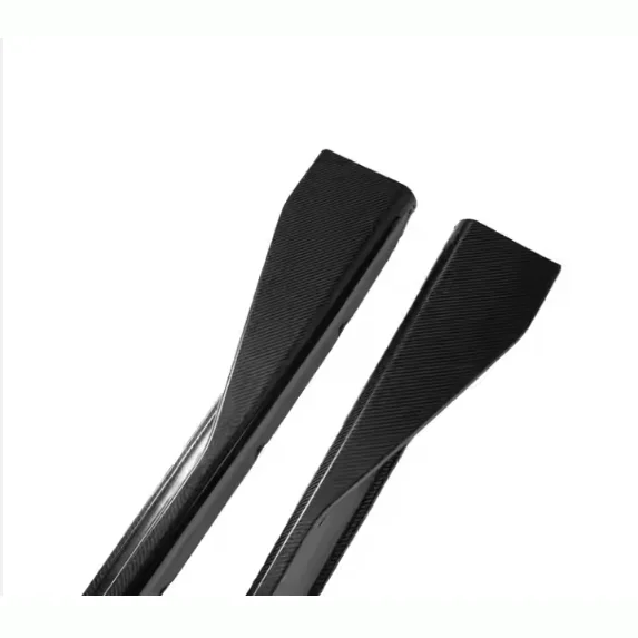 

Dry Carbon Fiber Car Side Skirts Extension for M3 G80 MP Style Competition 2021+ Side Skirts