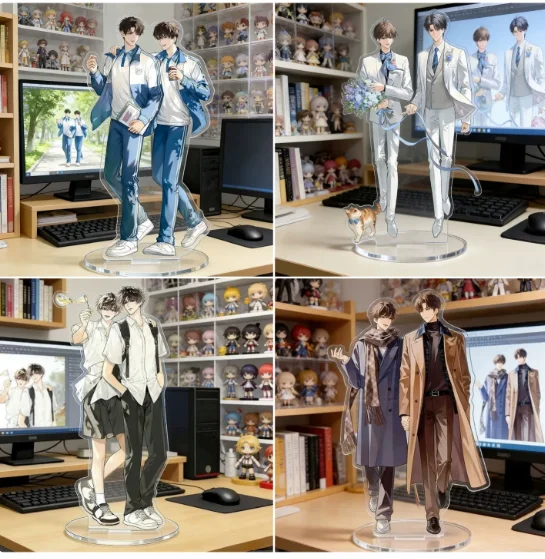 Anime 10cm Acrylic Stand Figure Model Plate Cosplay Collection Desktop Decor Gifts XYZ