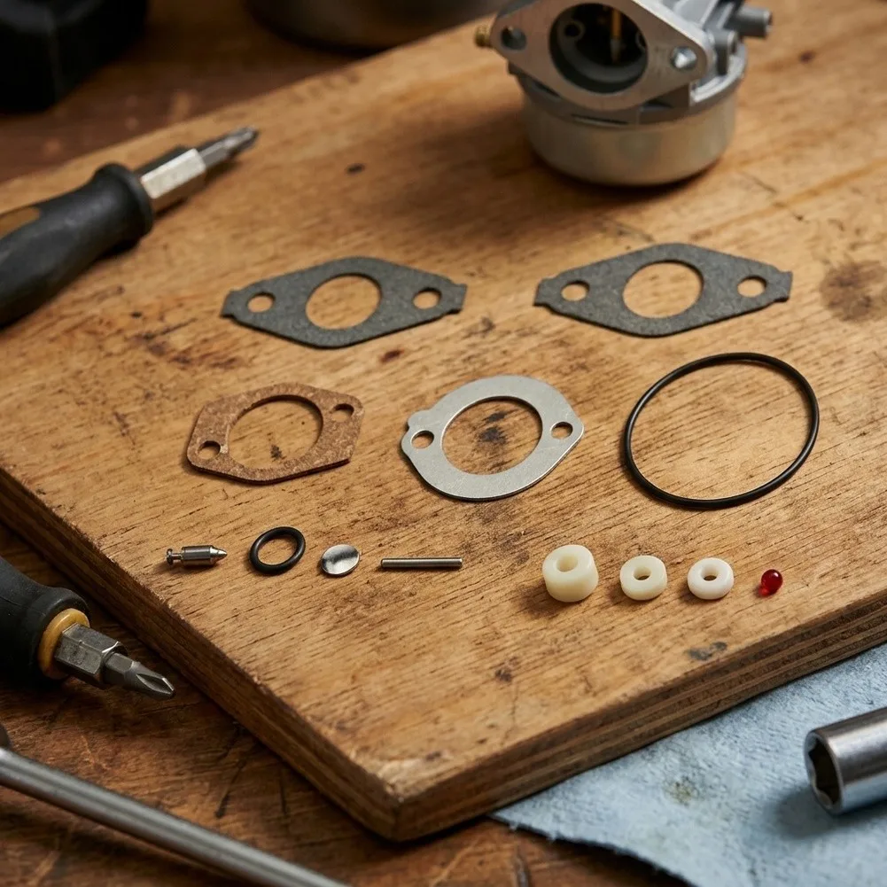 For Carburetor Rebuilding Carburetor Overhaul Kit Robust Steel Construction Complete Rebuild Components Wear Resistant Materials