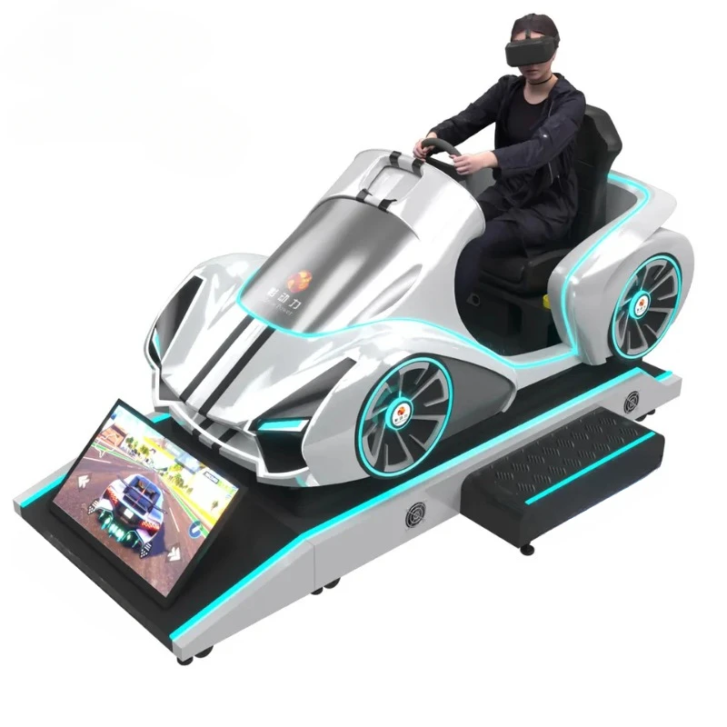 Vr Coin Racing Car Simulator Dynamic Driving Simulator Entertainment Park Vr Theme Park 9D Vr Racing Game Machine