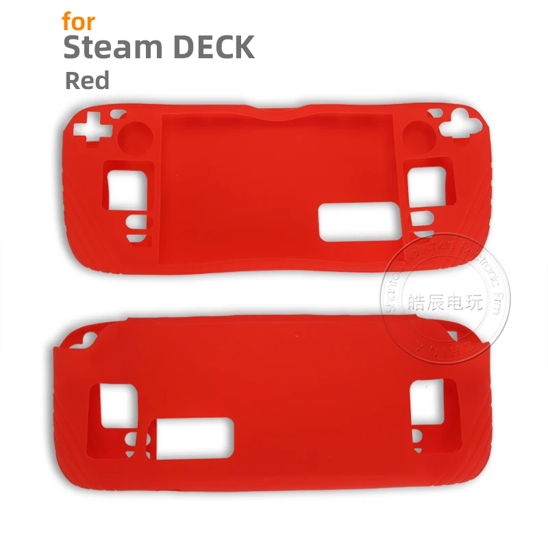 HOTHINK 1pcs Soft Silicone Case Cover Protective Skin for Valve Steam Deck Console Gamepad