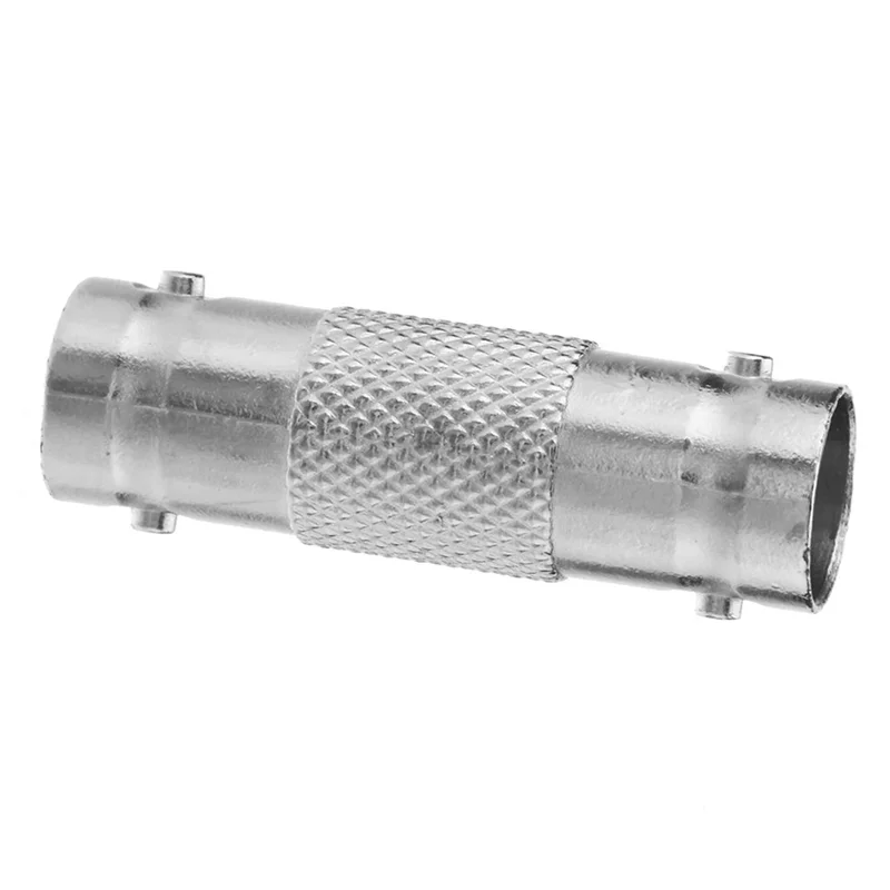 30 шт. BNC «мама» на BNC «мама» адаптер для камеры видеонаблюдения прямой разъем для системы видеонаблюдения серебристый