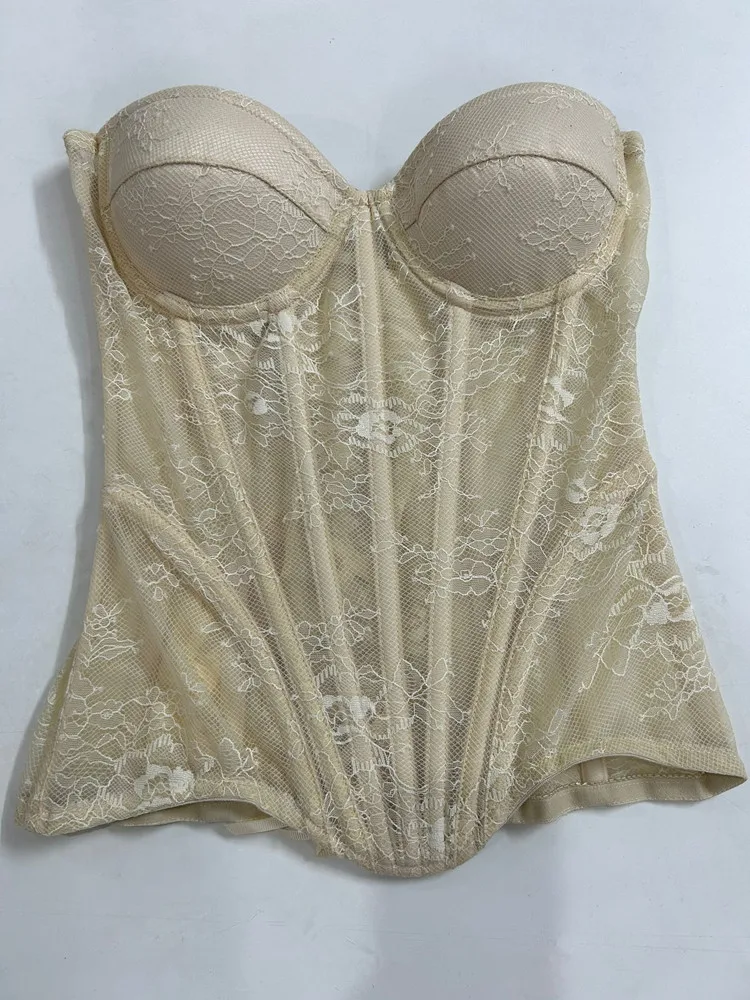 Bustier Plume Blanc | Corset Femme Bustier Plume Blanc | Corset Femme