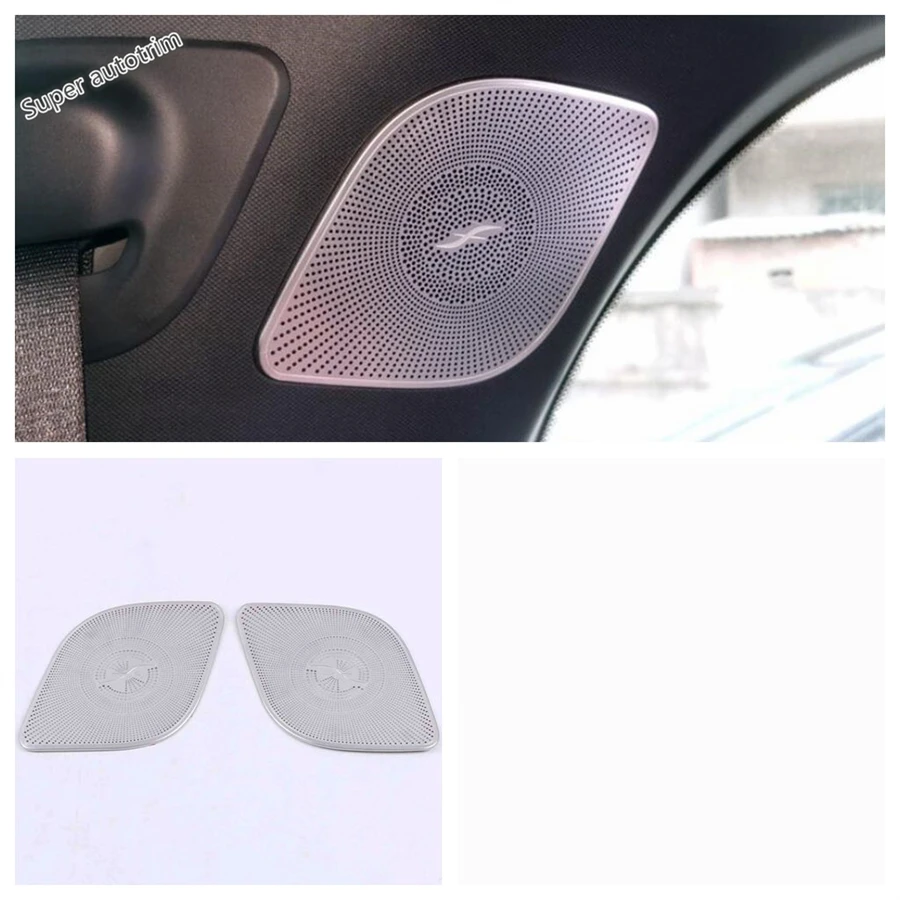 سيارة عمود C المتكلم مكبر الصوت الصوت غطاء إطاري الصوت اكسسوارات الكسوة لمرسيدس بنز GLB 180 200X247 2020 - 2024