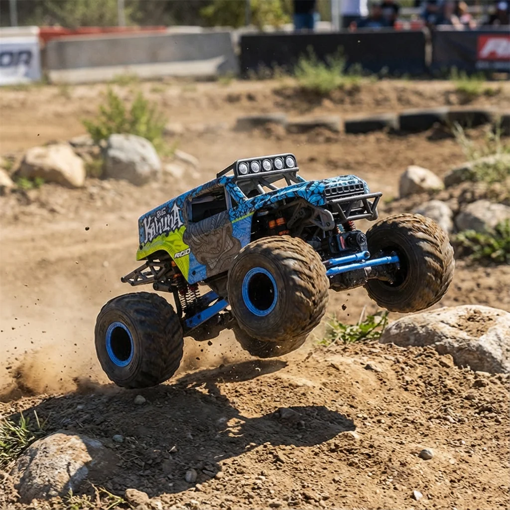 

HPI Mini-King FLUX 1/18 4WD Бесщеточный радиоуправляемый монстр-трак RTR, электрический внедорожник 160807