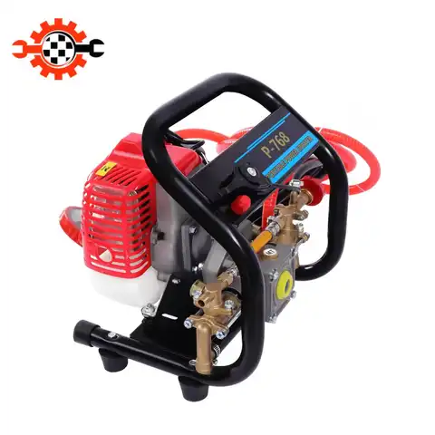 Efficient Handheld Sprayer - 8-10m Spray Range, Pressure Adjustment Valve, Easy Start + Complete Accessories Kit