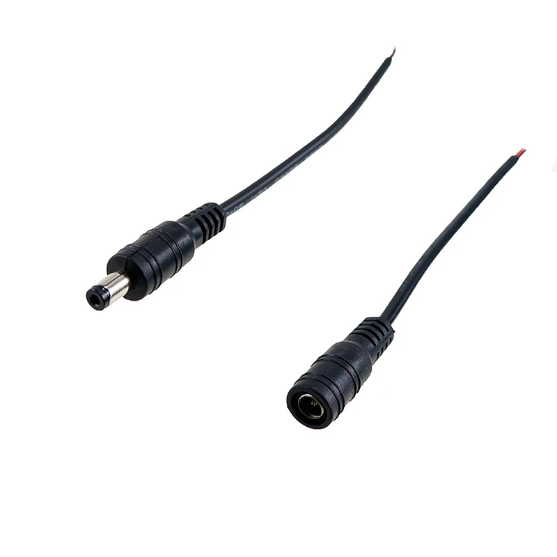 Power DC Connector 15cm 30cm Male And Female Connector LED Cable 5.5*2.1 Non-Waterproof